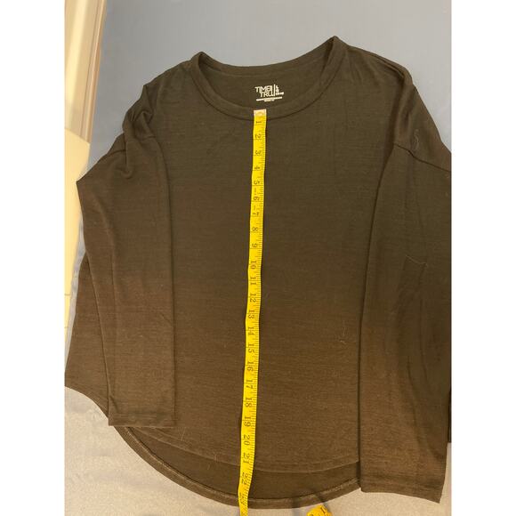 Time and Tru Women’s Black Long Sleeve Crewneck Sweater Large - Picture 6 of 7